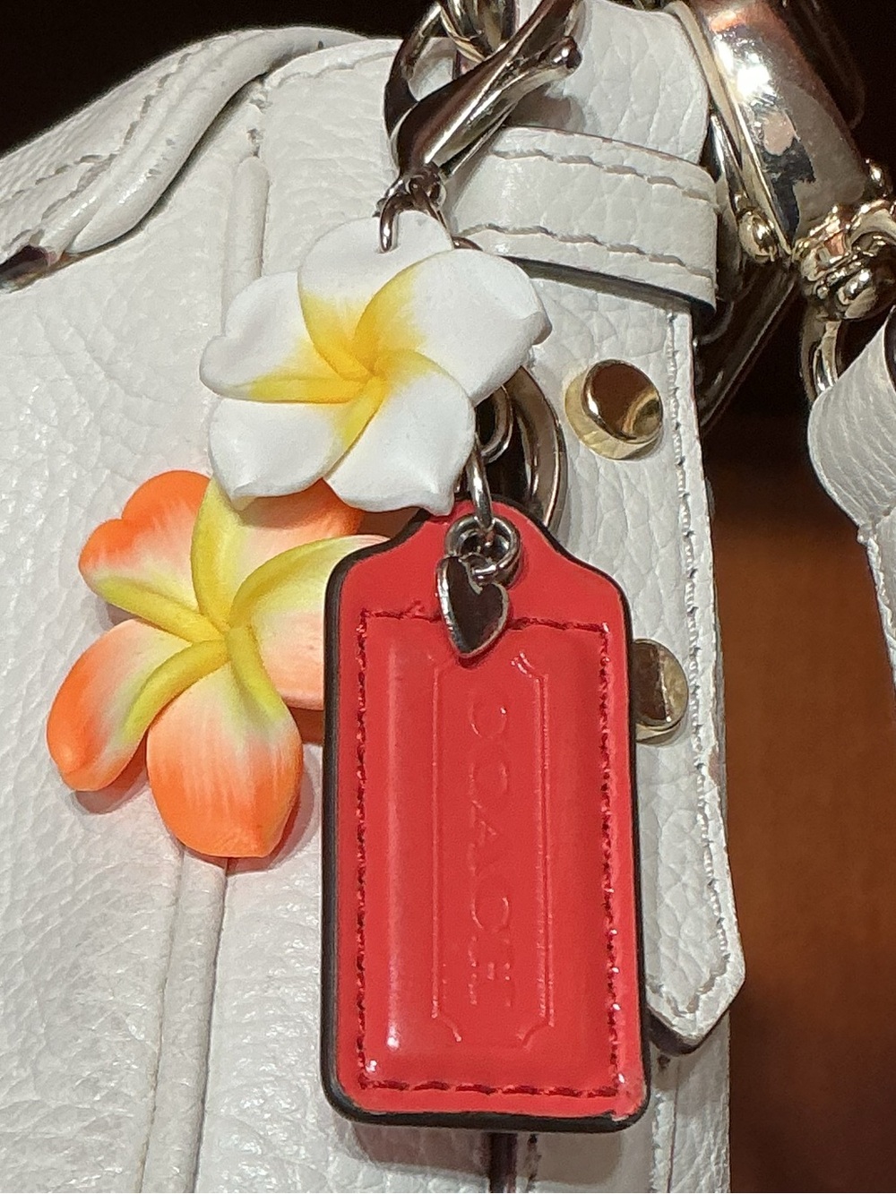 Coach Hangtag on Handmade Bag Charm